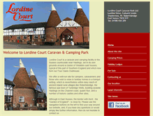 Tablet Screenshot of lordine-court.co.uk